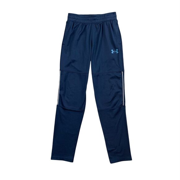 Under Armour Training Pants Mens S Navy Loose Project Rock Fleece Tapered Track - Picture 1 of 12